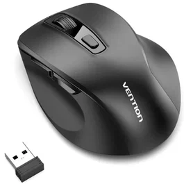 Vention Ratón Ergonómico Inalámbrico KTMB0 Negro